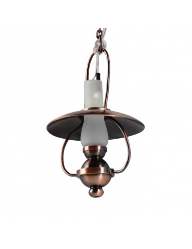 Waldosia 1:12 Scale Dollhouse Miniature Brass LED Claire Ceiling Light