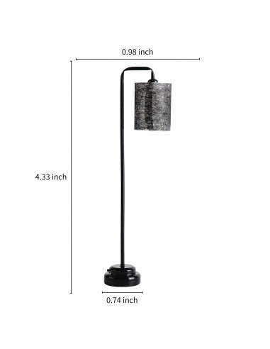 Waldosia 1:12 Scale Dollhouse Miniature Modern Floor Lamp