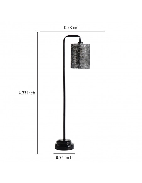 Waldosia 1:12 Scale Dollhouse Miniature Modern Floor Lamp