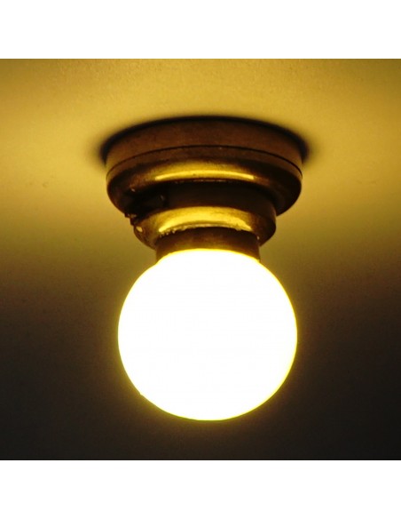 Waldosia 1:12 Scale Dollhouse Miniature Ceiling Lamp Battery Operated