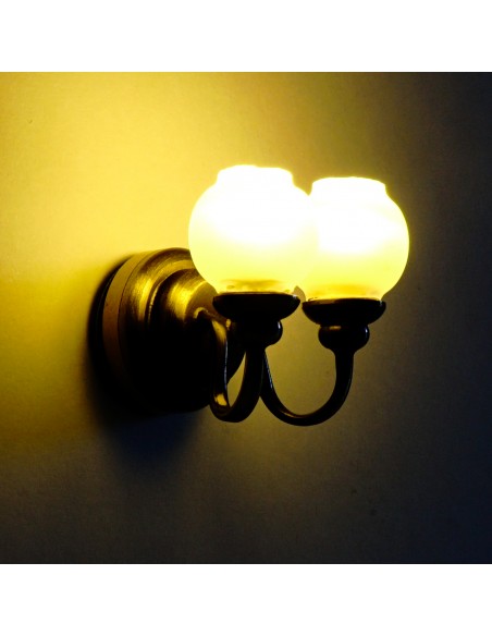 Waldosia 1:12 Scale Dollhouse Wall Lamp