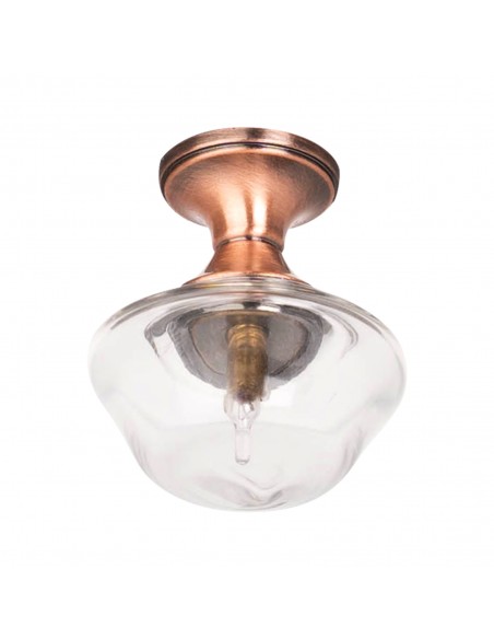 1:12 Scale Miniature 12 Volt Wired Schoolhouse Light Fixture