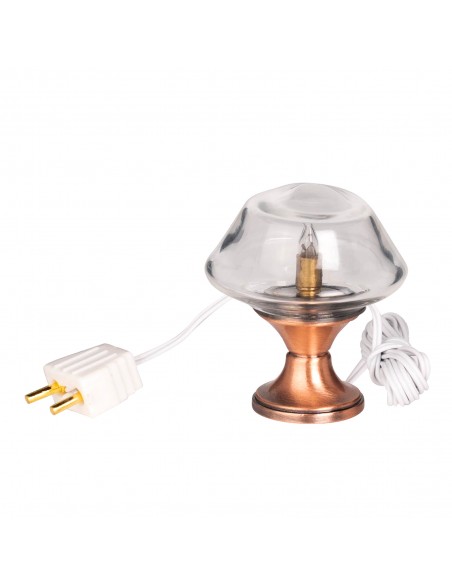 1:12 Scale Miniature 12 Volt Wired Schoolhouse Light Fixture