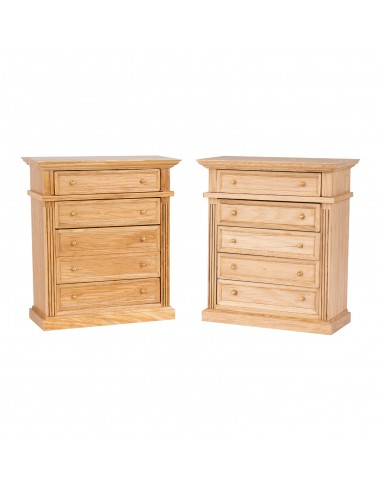 Miniature Oak 5-Drawer Dresser