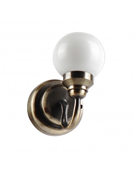 Metal Base and Glass Shade
