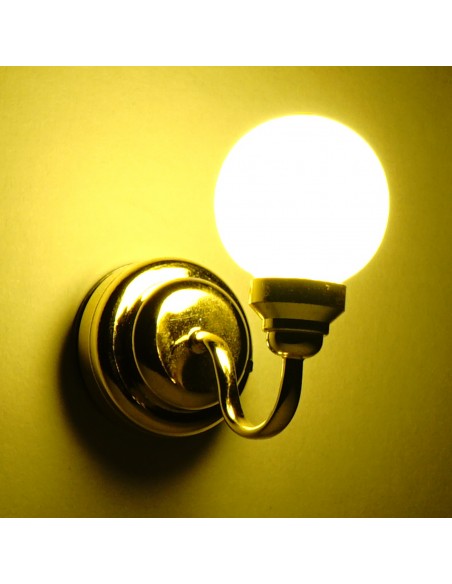 1:12 Scale Dollhouse LED Wall Sconce