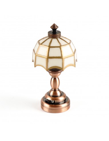 Waldosia 1:12 Scale Dollhouse Miniature Classic Battery LED Table Lamp
