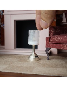 Waldosia 1:12 Scale Dollhouse Miniature Led Modern Table Lamp 2