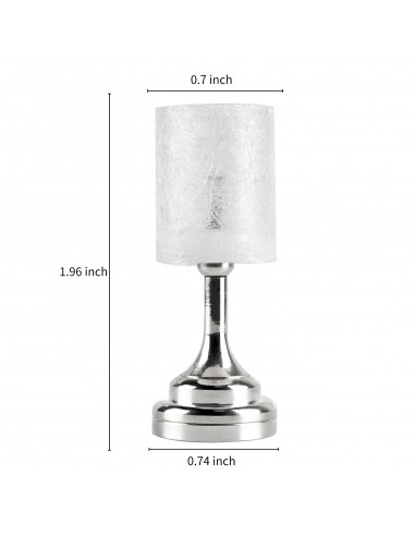 Waldosia 1:12 Scale Dollhouse Miniature Led Modern Table Lamp