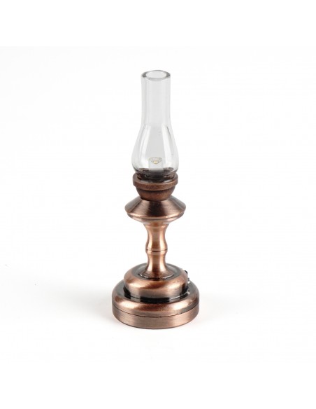 Waldosia 1:12 Scale Dollhouse Battery LED Hurricane Lamps