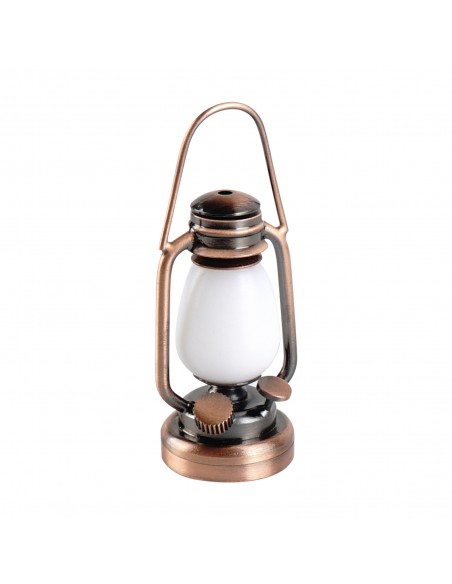 Waldosia 1:12 Scale Dollhouse Miniature Battery LED Oil Lantern Lamp