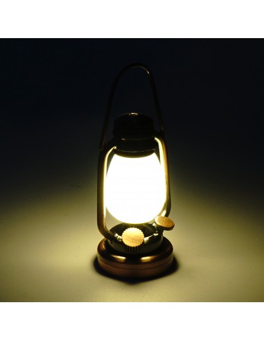 Waldosia 1:12 Scale Dollhouse Miniature Battery LED Oil Lantern Lamp