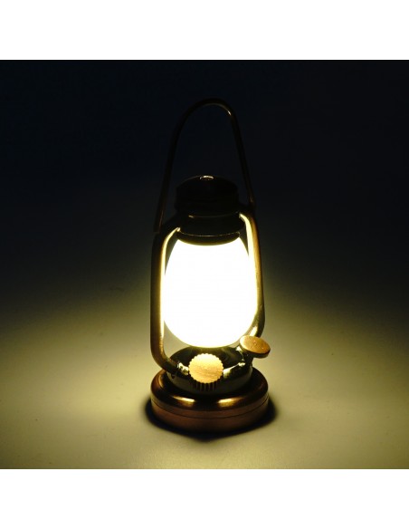 Waldosia 1:12 Scale Dollhouse Miniature Battery LED Oil Lantern Lamp