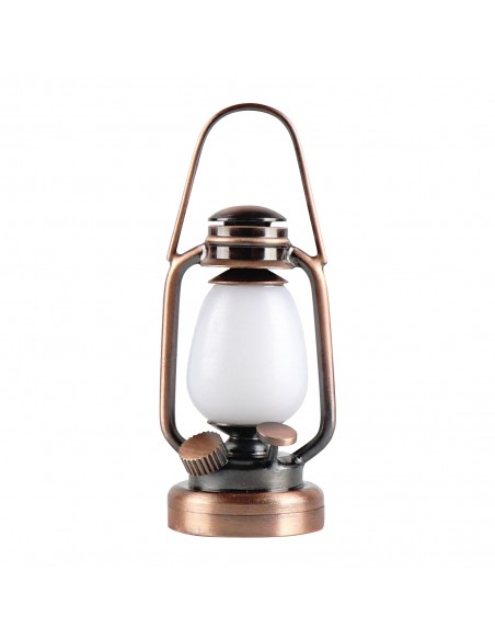 Waldosia 1:12 Scale Dollhouse Miniature Battery LED Oil Lantern Lamp